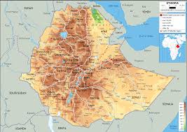 Historically, it encompassed the old provinces of gojjam, begmender, tigray and wollo. Ethiopia Map Physical Worldometer