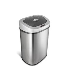 Nine Stars Motion Sensor Touchless 21 1 Gal Trash Can Stainless Steel Walmart Com Kitchen Garbage Can Storage Kitchen Trash Cans Trash Can