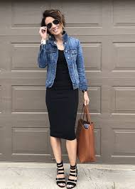 Denim On Lbd Fashion Casual Outfits Jacket Outfits