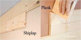 Shiplap siding is a type of exterior or interior paneling, most commonly made of wood, with tight joints that are formed by the overlap of one board on top of another (as you can see above). Diy Shiplap Vs Planked Wood Walls H2obungalow