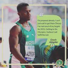 Enoch olaoluwa adegoke (born 8 march 2000) is a nigerian sprinter. Ptrb4imm6vksim