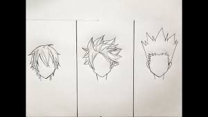 Clip này sẽ hướng dẫn các bạn cách vẽ tóc cho nhân vật truyện tranh anime nhé. How To Draw Male Anime Hair 3 Different Ways Youtube