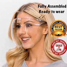 Buy 3102 Sets of Face Shield Clear Masks Anti-fog, Clear Shield With  Glasses, Lightweight, Protective Shields, Smile Mask Ready to Ship NOW  Online in India