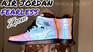 Air Jordan 1 High Zoom Fearless Black 3m Reflective Review On Feet Youtube Air Jordans Jordans Jordan 1