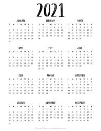 24 Pretty Free Printable One Page Calendars For 2021 Lovely Planner In 2020 Calendar Printables Calendar Template Printable Calendar
