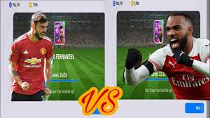 New updated player faces for efootball pes 2021/pes 2020. Bruno Fernandes Vs A Lacazette Max Rating Stats Pes 2021 Mobile Youtube