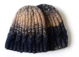 Poshmark makes shopping fun, affordable & easy! Aran Cable Beanie Two Tone Hat In Camel Navy Chunky Knit Hat Original Design Made In Ireland Unique Hat Gift For Her Or Gift For Him