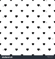Black And White Theme Background Simple Heart Shape Seamless Pattern In Diagonal Arrangement Love And Romantic Theme Background Black And Whit Heart Shapes Seamless Patterns Theme Background