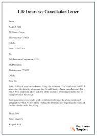 Sample application letter to cancel the insurance policy you have purchased or supposed to purchase from an insurance company. Insurance Cancellation Letter Template Format Sample Example