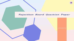 Rajasthan Board Question Paper 2020 Model Sample Previous Paper Question Paper Previous Papers This Or That Questions