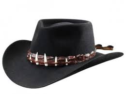 Akubra The Croc Hat Imperial Quality The Authentic Black Akubra Hat Made Famous By Paul Hogan In The Crocodile Dundee M Akubra Hats Akubra Felt Cowboy Hats