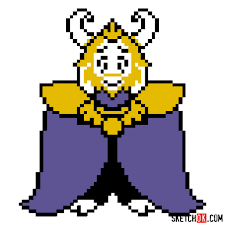 How to Draw Pixel King Asgore: A Step-by-Step Guide