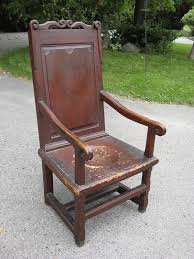 Late 17th Century Early 18th Century Panelled Back Armchair Quebec Antique Furniture Antiques French Furniture