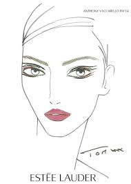 Estee Lauder Anthony Vaccarello Fw14 Face Chart Beauty