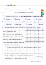 whole numbers worksheets for grade 6 pdf