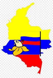 Colombia outline map national borders country shape stock. Colombia Image Png Colombia Map Clipart Transparent Png 2420810 Pikpng