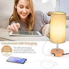5 out of 5 stars (61) sale price $57.86 $ 57.86 $ 72.32 original price $72.32 (20% off) free shipping favorite add. Bedside Lamp With Usb Port Touch Control Table Lamp For Bedroom Wood 3 Way Dimmable Nightstand