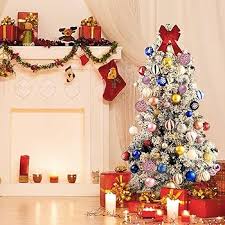 100PCS Pink Christmas Ornaments Set