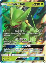 Redeem lost thunder pokemon in the pokemon trading card game online. Sceptile Gx Sun Moon Lost Thunder Pokemon Trollandtoad