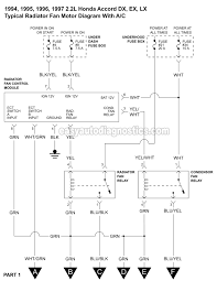 94 honda wiring diagram example electrical wiring diagram •. 1994 1997 2 2l Honda Accord Radiator Cooling Fan Wiring Diagram