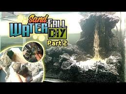 Cara Membuat Air Terjun Pasir Aquascape Part 2 Tebing Bebatuan Youtube Aquascaping Air Terjun Pasir