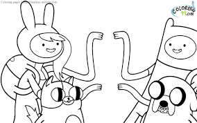 Fight evil and save the land of ooo! Printable Adventure Time Coloring Pages Timeless Miracle Com