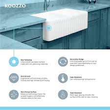 Maybe you would like to learn more about one of these? Koozzo Farmhouse Apron Front Ceramic Kitchen Sink Overstock 32063209