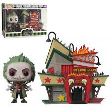 Met de hot topic sticker! Pop Funko 06 Beetlejuice W Dante S Inferno Room Mcfly Colecionaveis