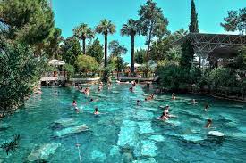 I kept reading about the travertines and the ruins but i couldn't understand where they were in relation to each other because the landscapes looked so starkly different. Image Result For Pamukkale Summer Vacation Destinations Pool Turkey Vacation