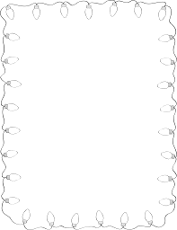 Pin By Tonya Lambert On Christmas Clip Art Borders Clipart Black And White Christmas Lights Clipart