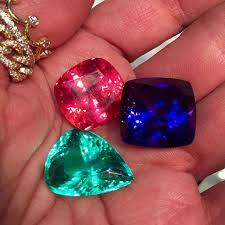 Erica Courtney On Instagram Speechless Holding 1 000 000 Worth Of Juicy Gemstones I Love Them All Rh Crystals And Gemstones Gemstones Rocks And Gems