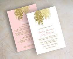 Beach Wedding Invitation Pink And Gold Wedding By Appleberryink Affordable Wedding Invitations Beach Wedding Invitations Glitter Wedding Invitations