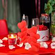 Irregular heart shaped pillar candle product image