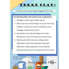 Kandungan yang ada dalam sabun taharah untuk samak ialah dari minyak sayur, 90% tanah liat, minyak zaiton, essential oil, minyak argan dan vitamin e. Ready Stock Debu Tanah Liat Dry Clean Clay Untuk Samak Sertu Najis Mughallazah Dan Tayammum Shopee Malaysia
