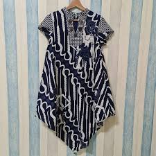 Aalina batik, fb aalina batik. Dress Batik Asimetris A Fashion Wanita 823919034