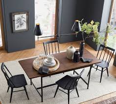 Available in the model grey, black and high gloss white finish. Warren Extending Dining Table Pottery Barn