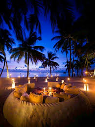 جزر المالديف في الليل مدهش Beach At Night Romantic Places Maldives Beach
