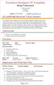 But what if we told you that you can make it even shorter and still impress potential employers?. Furniture Designer Cv Template Tips And Download Cv Plaza