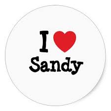 I Love Sandy Heart T Shirt Classic Round Sticker Zazzle Com In 2020 My Love Love You Cute Name Wallpaper