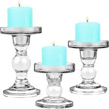 You'll love our affordable candle holders, pillars, trays and stands from from around the world. 3 75 Inch Wide Glass Pillar Taper Candlesticks 24 Sets