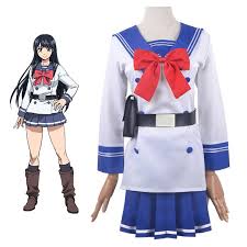Deep blue $25.88 ($25.88 / count) $21.37 ($21.37 / count) High Rise Invasion Yuri Honjo Cosplay Costume Tenkuu Shinpan Tops Skirt Takerlama