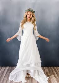Amelia Gown Transcendent Collection Beautifully Dunn Photograph Modest Wedding Dresses With Sleeves Lace Wedding Dress With Sleeves Bell Sleeve Wedding Dress