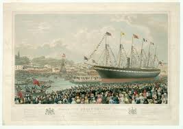 Launch of the Great Britain Steamship ...