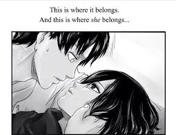 Eremika Attack On Titan Eren X Mikasa Lemon Kiss Attack On Titan Eren Attack On Titan Anime Attack On Titan Ships