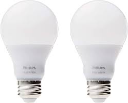 This bulb works with amazon alexa to support dimming through voice control to make it seem like you're home when you're not. Philips 453100 Hue White A19 2 Pack 60w Equivalent Dimmable Led Smart Bulb Compatible With Amazon Alexa Apple Homekit And Google Assistant Soft White Standard 2 Pack Amazon Com