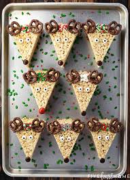 In scotland, these are called kilted sausages! Reindeer Rice Krispie Treats Easy Cute Fivehearthome