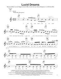 Juice wrld — lucid dream 8d 03:53. Juice Wrld Lucid Dreams Sheet Music Download Printable Pdf Pop Music Score For Ukulele 411132