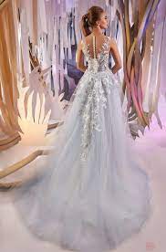 2020 Blue Wedding Dress Lace Romantic Wedding Dress Tulle Etsy Blue Lace Wedding Dress Blue Wedding Dresses Romantic Wedding Dress Lace