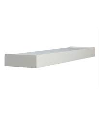 Thanks to its sturdy fittings that are cleverly hidden from view, and solid construction. 36 Inch Floating Wall Shelf Kit White City Mill