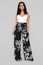 Black And White Striped Jumpsuit Flossie Floral Jumpsuit Black White Fashion White Sleeveless Jumpsuit Black Jumpsuit